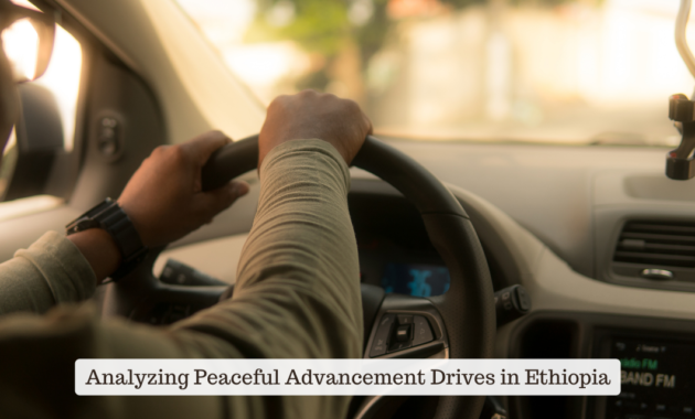 Versatility and Change: Analyzing Peaceful Advancement Drives in Ethiopia